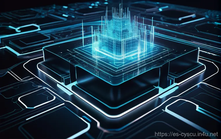 실전에서 활용 가능한 보안 아키텍처 - **A highly detailed, futuristic digital fortress representing robust cybersecurity architecture. The...