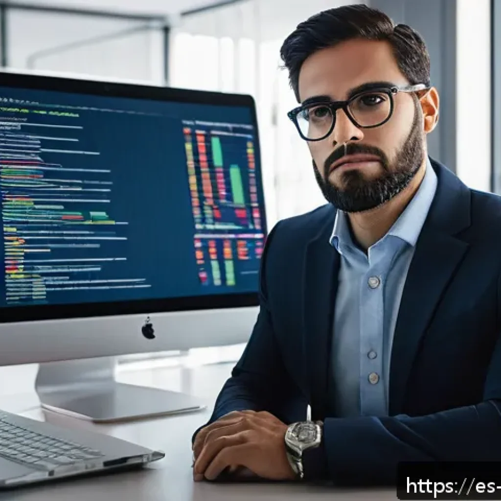 사이버보안 연봉협상 성공 전략 - A professional Spanish cybersecurity expert in a modern office setting, reviewing detailed salary re...